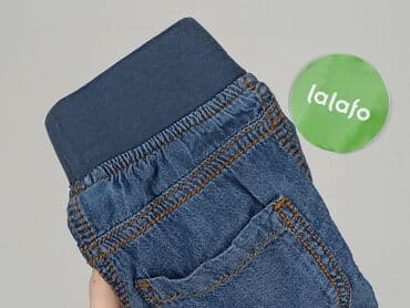 spodnie piżamowe hm: Denim pants, Next, 3-6 months, condition - Good — 6