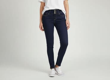 jeansy push up lee: Fashion Jeans, Jeansy damskie, rozmiar M — 7