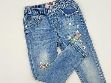 bluzki bebe: Spodnie jeansowe, 3-4 lat, 98/104, stan - Bardzo dobry — 1
