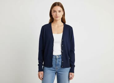 sweter z dodatkiem moheru: Holly & Whyte, Kardigan damski, S — 6