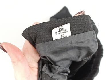 spódnice midi plisowane czarne: Eva, Spódnica damska, rozmiar 3XL — 4