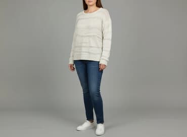 najprostsze kapcie na drutach: Sweter damski, rozmiar 2XL — 5