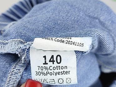 klapki sagan: Spodnie jeansowe, 10 lat, 134/140, stan - Idealny — 4