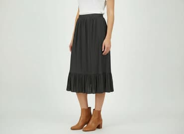 czarne plisowane spódnice midi: VRS, Spódnica damska, rozmiar S — 7