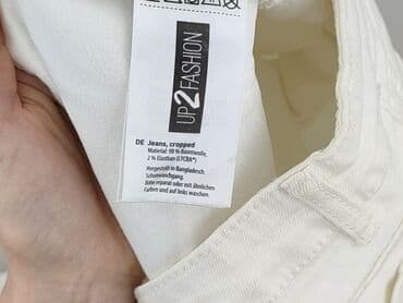 biale szerokie jeansy: UP2Fashion, Jeansy damskie, rozmiar L — 5