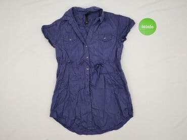 granatowe bluzki wizytowe: Sukienka damska, rozmiar S — 2