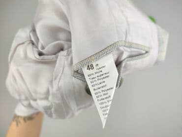 Mężczyźni: Marynarka męska Carletti Moda Uomo - Rozmiar: 48 - Krój: klasyczny — 5