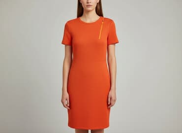 sukienki pomarańczowa na wesele: Sukienka damska, rozmiar S — 8