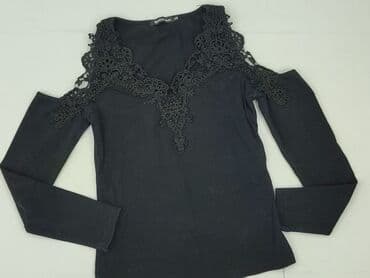 czarne t shirty i marynarka: T-shirt damski, rozmiar S — 1