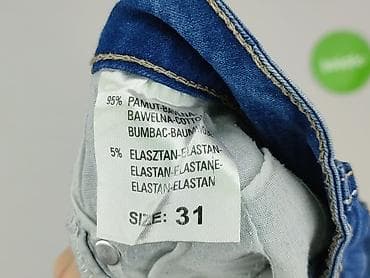 jeansy cropped: Szorty damskie, rozmiar L — 5
