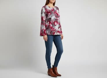 bluzka z długim rękawem ralph lauren damska: Women's blouse, size L — 1