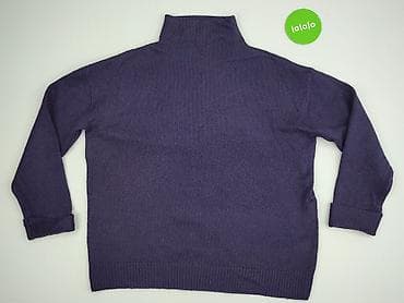 sweter oversize z golfem: Golf damski, rozmiar L — 2