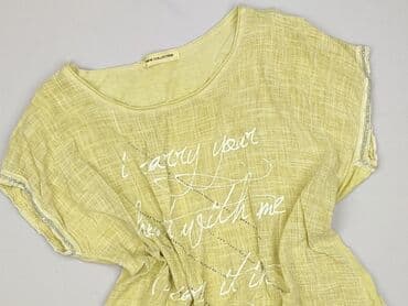 białe bluzki ze zlotym nadrukiem: Bluzka damska, rozmiar M — 1