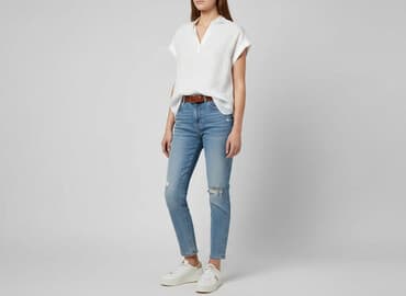 koszula puro lino: New York & Company, Bluzka damska, rozmiar XS — 9