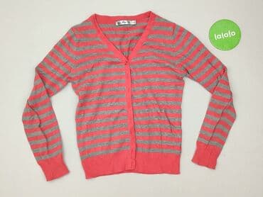 sweter w paski z serduszkiem: JIAHAODI, Kardigan damski, rozmiar 2XL — 2