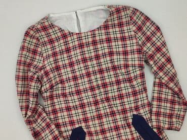 sukienka w kratę czerwona damska: Sukienka damska, rozmiar S — 1