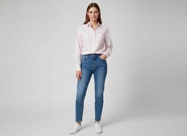 skladanie koszulki: Koszula damska, rozmiar S — 6