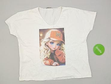 t shirty oversize basic: T-shirt damski, rozmiar 8XL — 2
