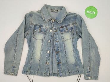 jeansy z asymetrycznym zapieciem: Kurtka jeansowa damska, M w lalafo.pl — 2 jeansy z asymetrycznym zapieciem: Kurtka jeansowa damska, M — 2