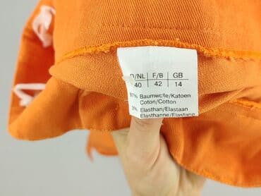 cargo wide leg: Spodnie cargo damskie, rozmiar L — 4