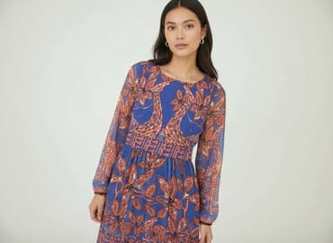 sukienka w panterkę, mohito: Sukienka damska, rozmiar M — 7