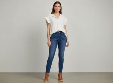 shein bluzy medyczne: Shein, Koszula damska, rozmiar L — 7