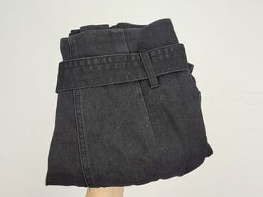 krótkie spodenki z wysokim stanem czarne: Szorty damskie, rozmiar S — 6