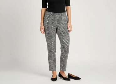 c a spodnie damskie duże rozmiary: H&M, Spodnie materiałowe damskie, rozmiar L — 1