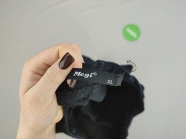 spodnie wrangler czarne: MEGI, Spodnie materiałowe damskie, rozmiar XL — 4