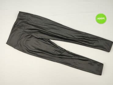 Women: Leggings Eco-leather for women, size L (EU 40) — 2