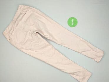 legginsy woskowane wysoki stan: Material trousers for women, size L (EU 40) — 3