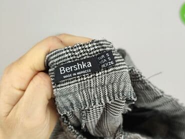 spodnie woskowane bershka: Bershka, Spodnie materiałowe damskie, rozmiar S — 4