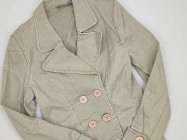 beżowy trencz i sukienka: SuperStar, Płaszcz damski, rozmiar S — 2