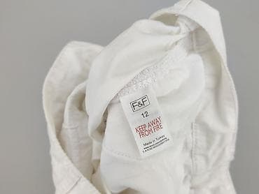 off white spodnie: F&F, Spodnie materiałowe damskie, rozmiar L — 5