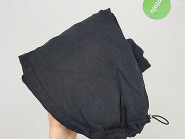 czarne cargo pull and bear: Bershka, Spodnie cargo damskie, rozmiar S — 6