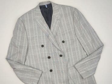 marynarka męska l: Męska marynarka dwurzędowa STRÖMBERG, rozmiar 56 - Wzór: klasyczna — 1