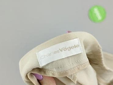 leginsy ecru: Charles Vögele, Spodnie materiałowe damskie, rozmiar XL — 4