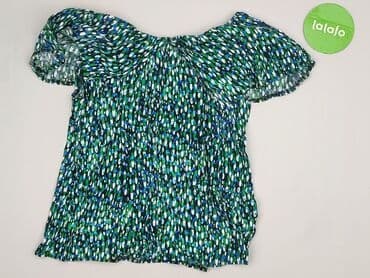 bluzka z odkrytym ramieniem allegro: Blue shadow, Bluzka damska, rozmiar S — 4