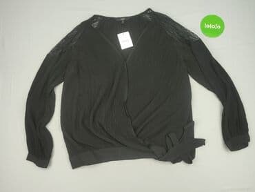 czarne bluzki dekolt v: Next, Bluzka damska, rozmiar XL — 2