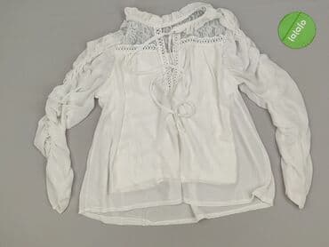 biale bluzki z gipiurą: Bluzka damska, rozmiar S — 2