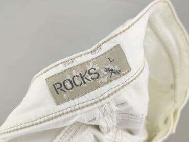 koszulka z ustami rolling stones: Jeansy damskie, L — 4