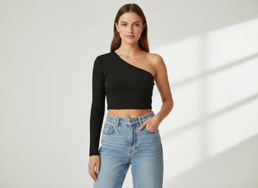 bluzki prazkowane: PrettyLittleThing, Top damski, rozmiar S — 8