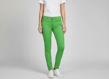 zielone jeansy damskie: Esprit, Jeansy damskie, rozmiar XS — 7