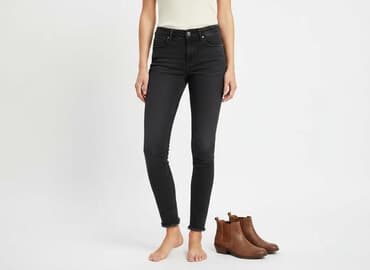 jeansy calvin klein damskie wysoki stan: Denim Co, Jeansy damskie, rozmiar XS — 6