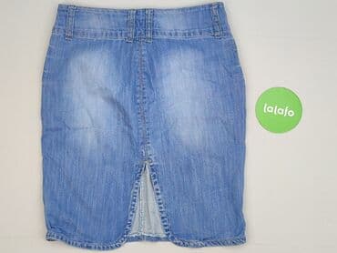 spódnice jeansowe trapezowe midi: Spódnica damska, M — 3