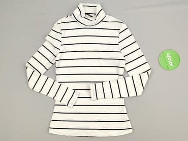 koszulka w paski z serduszkiem: Shein, Golf damski, rozmiar S — 2