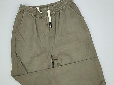 joggery khaki: Spodnie materiałowe damskie, rozmiar L — 1