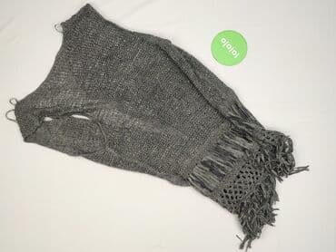 długą kamizelka na szydełku: Zavanna, Narzutka damska, rozmiar L — 3