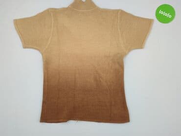 sweter z krótkim rękawem męski: Golf damski, rozmiar L — 3