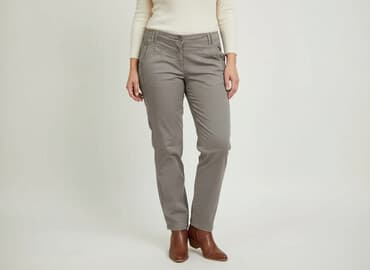 promod dżinsy: Promod, Spodnie materiałowe damskie, rozmiar XL — 6